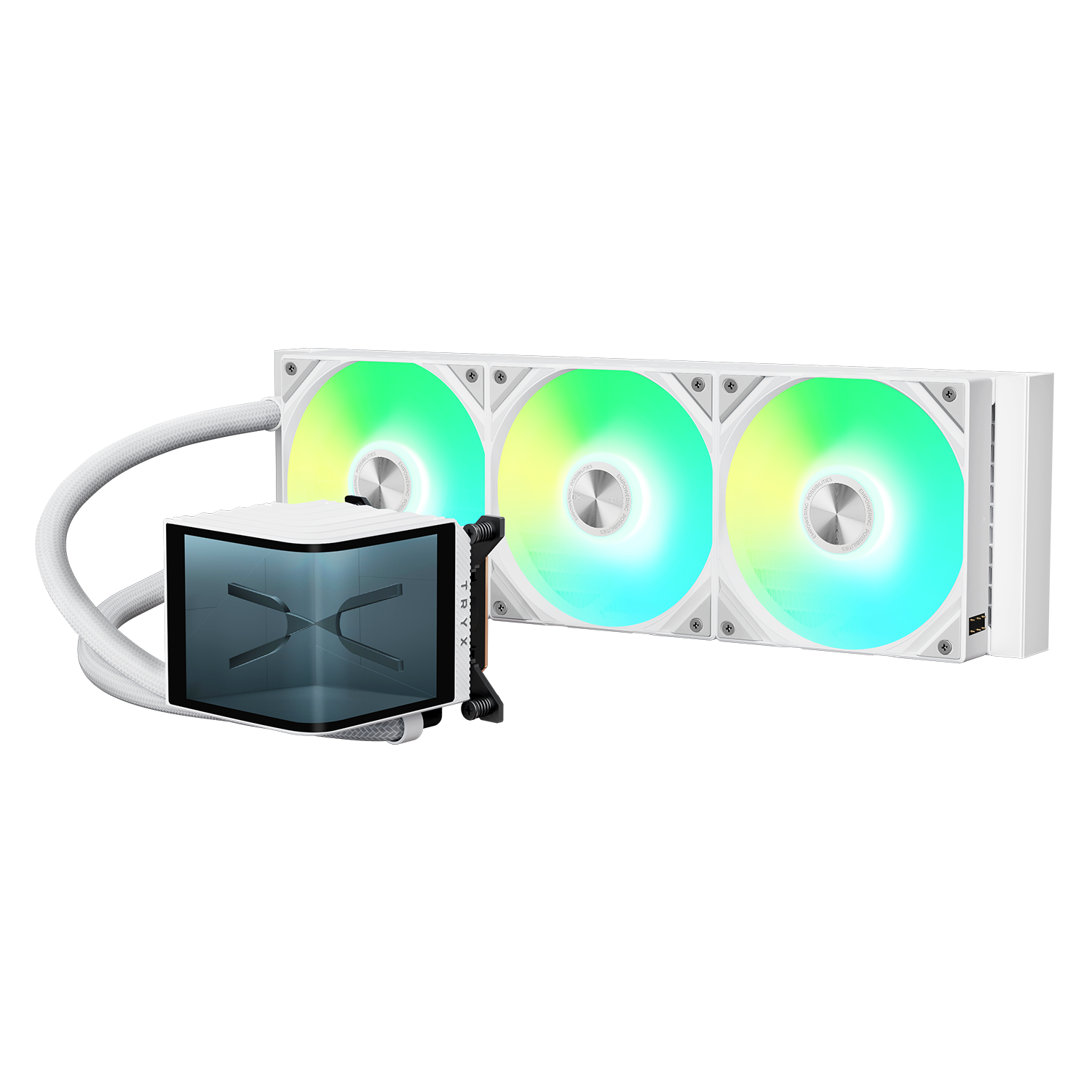TRYX | PANORAMA ARGB 360mm Liquid Cooler White