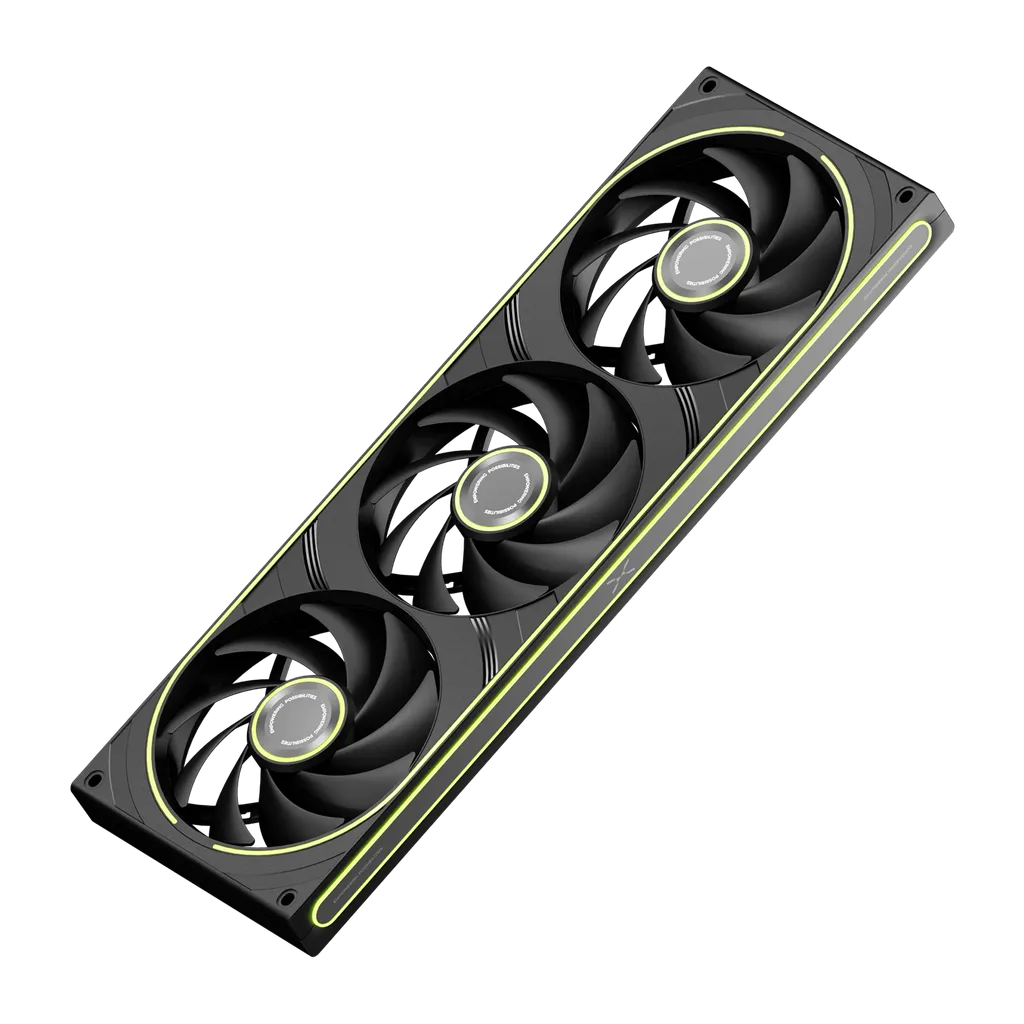 黑色 FOBR ARGB 360 斜視,側邊燈光條