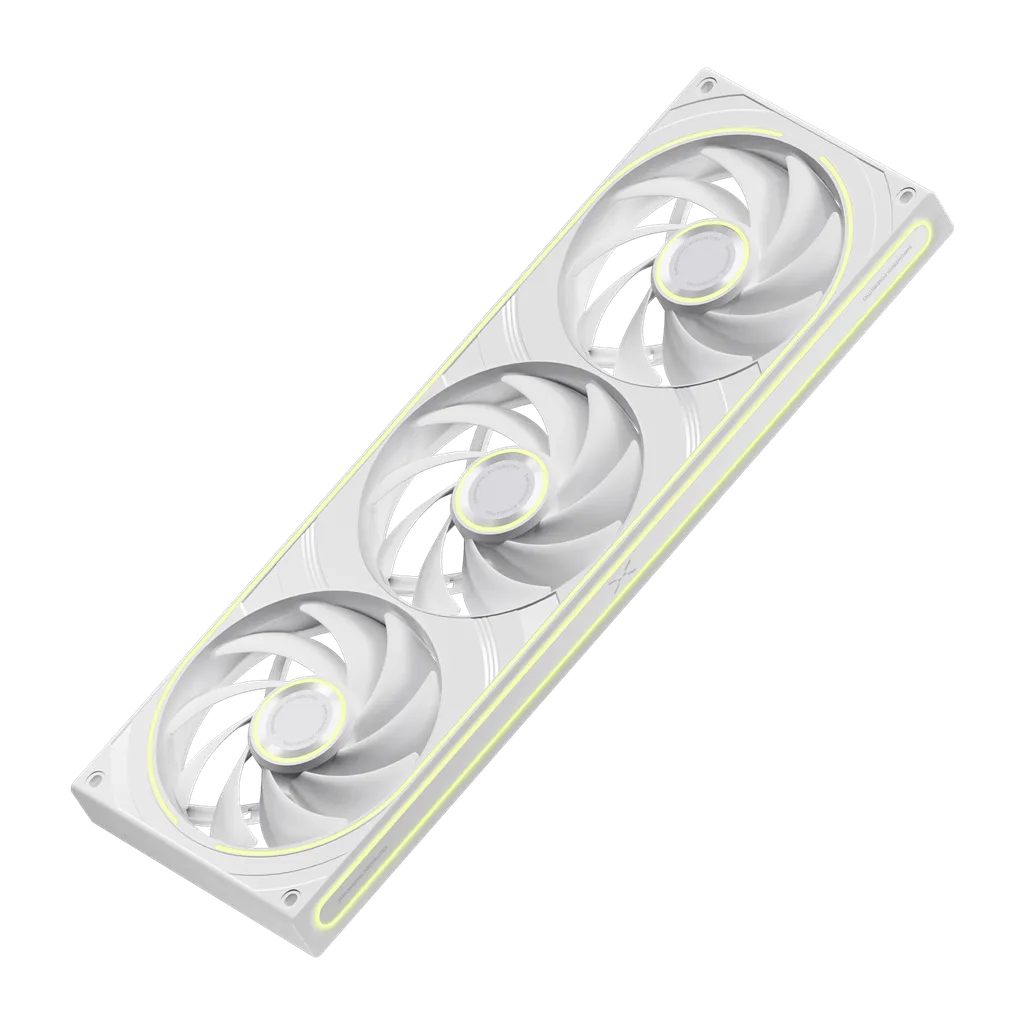 白色 FOBR ARGB 360 斜視,側邊燈光條