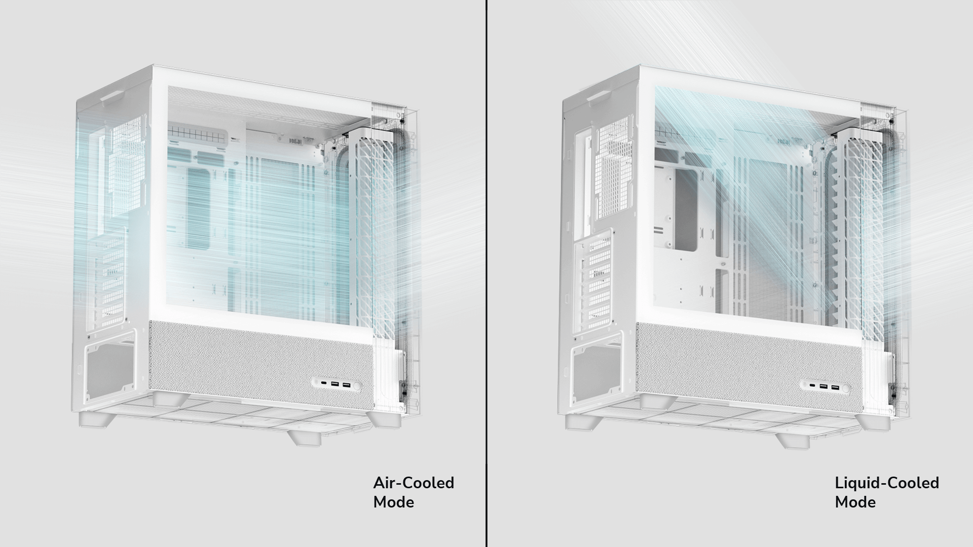 Air-Cooled & Liquid-Cooled Modes